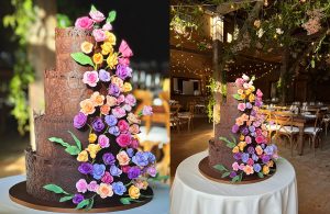 Bespoke Wedding Cake at Winvian Farm, Litchfield CT-Fine Wedding Cakes by Premier Cake Designer Ana Parzych